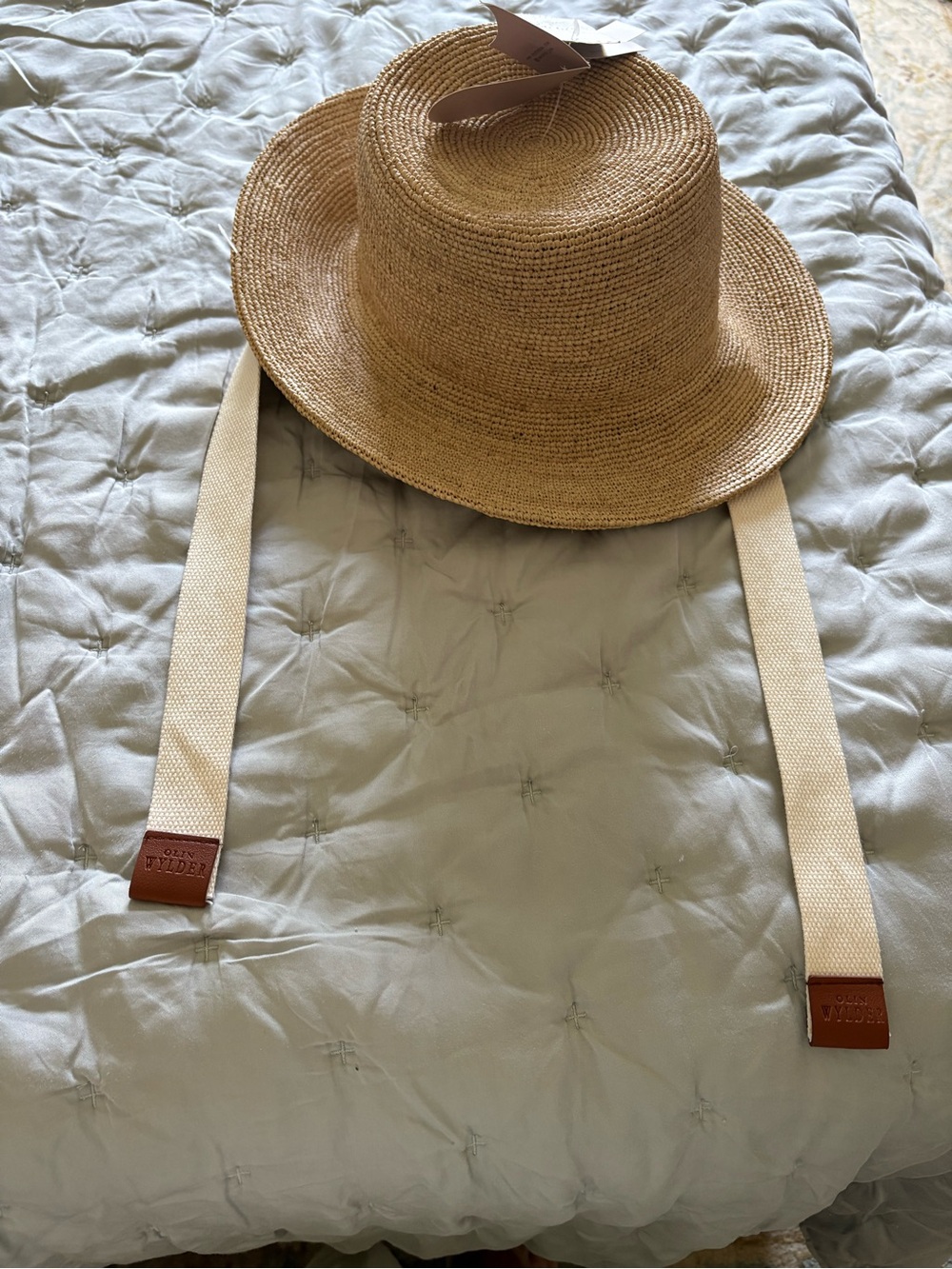 Wyeth Straw Sun Hat in Natural NWT - Picture 4 of 7